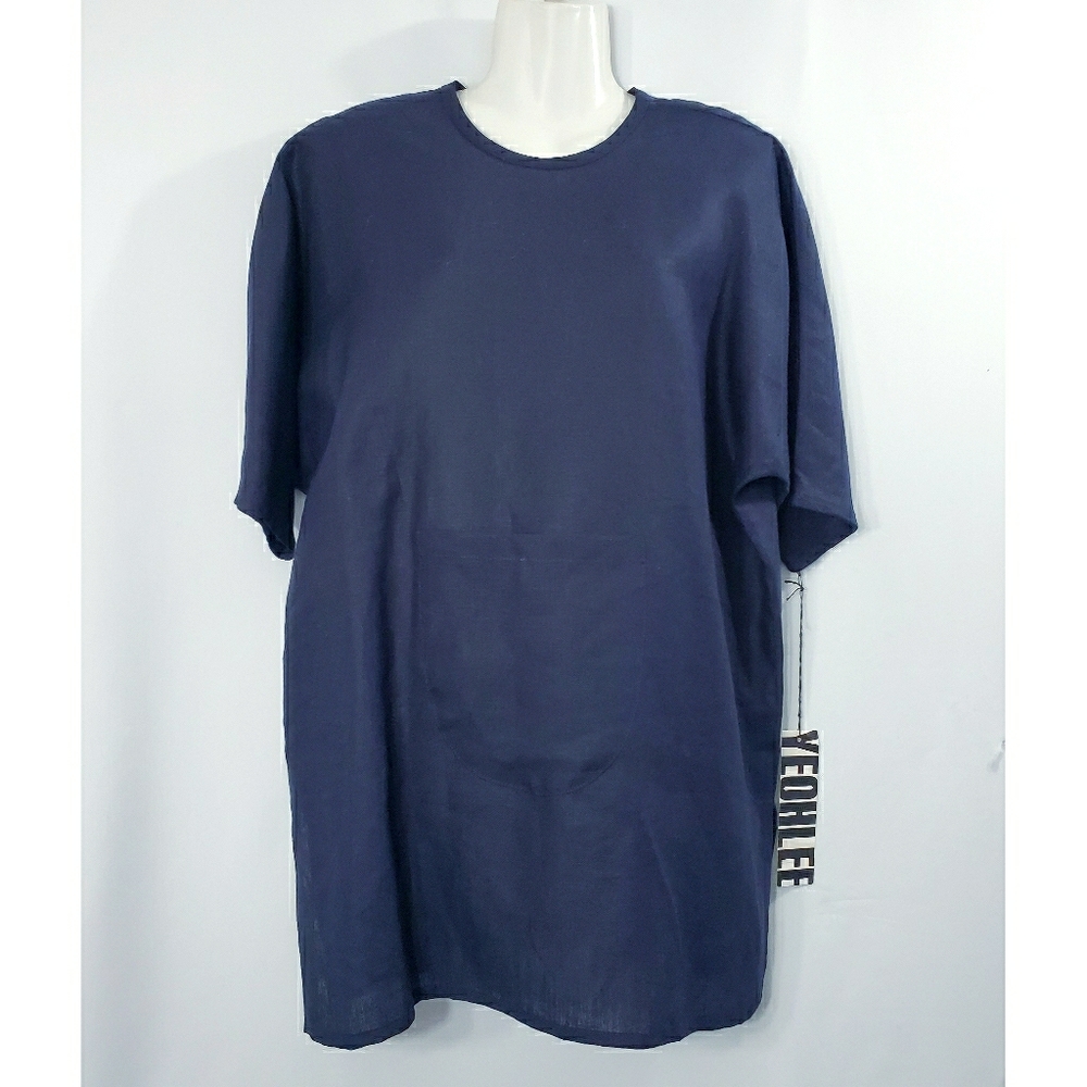 Yeohlee Navy Linen Tunic NWT